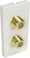 Socket Cables Direct AV-MOD2FCONN white