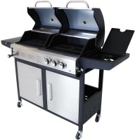 BBQ / Smoker Charles Bentley Dual Fuel Gas & Charcoal BBQ Grill 