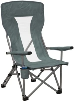 Outdoor Furniture Outsunny Folding Camping Chair with Cup Holder 