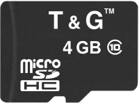 Photos - Memory Card T&G microSD class 10 UHS-I 4 GB