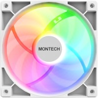 Photos - Computer Cooling Montech GF120 ARGB PWM White 