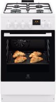 Photos - Cooker Electrolux LKK 540232 W white