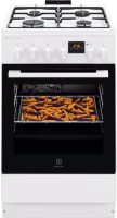 Photos - Cooker Electrolux LKK 560232 W white