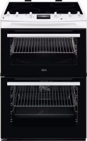 Photos - Cooker AEG CCX6540ACW white