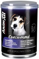 Photos - Dog Food AnimAll Dog Canned Consomme Duck 375 g 