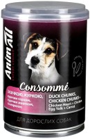 Photos - Dog Food AnimAll Dog Canned Consomme Duck/Chicken 375 g 