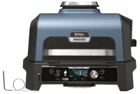 Electric Grill Ninja Woodfire Pro Connect XL Electric BBQ Grill & Smoker blue