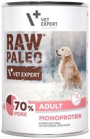 Photos - Dog Food VetExpert Raw Paleo Adult Pork 400 g 1