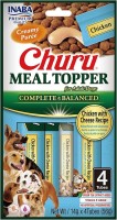 Photos - Dog Food INABA Churu Meal Topper Chicken/Cheese 56 g 4