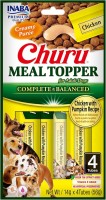 Photos - Dog Food INABA Churu Meal Topper Chicken/Pumpkin 56 g 4