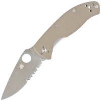 Photos - Knife / Multitool Spyderco Tenacious CPM M4 CombinationEdge 