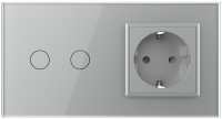 Photos - Socket Livolo VL-C702/C7C1EU-15 gray