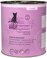 Photos - Cat Food Catz Finefood Classic Canned Lamb/Rabbit  800 g