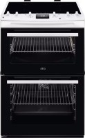 Photos - Cooker AEG CIX6540ACW white