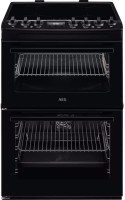 Photos - Cooker AEG CIX6540ACB black