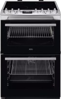 Photos - Cooker AEG CCX6740ACM stainless steel