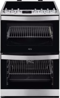 Cooker AEG CIB6734ACM stainless steel