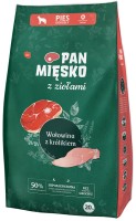 Photos - Dog Food PAN MIESKO Adult Medium Dog Beef with Rabbit 20 kg