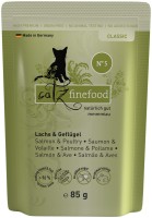 Cat Food Catz Finefood Classic Pouch  Salmon/Poulry 85 g