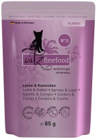 Photos - Cat Food Catz Finefood Classic Pouch Lamb/Rabbit  85 g