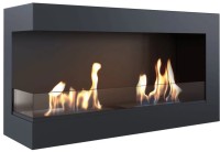 Bio Fireplace Kratki Delta Corner 900 Glass 