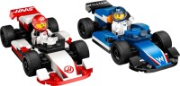 Photos - Construction Toy Lego F1 Williams Racing and Haas F1 Race Cars 60464 