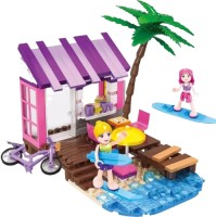 Photos - Construction Toy COGO Surfing Girl 4551 