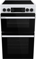 Photos - Cooker Hisense HDCEC5C10W stainless steel