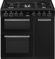 Photos - Cooker Smeg Classica BG93GMBL black