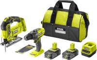 Photos - Power Tool Combo Kit Ryobi RCK182B-225SA6 