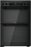 Photos - Cooker Hotpoint-Ariston HDEU67V9C2B/UK black