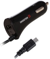 Photos - Charger Swissten Car Charger microUSB Cable 