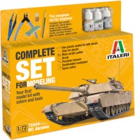 Photos - Model Building Kit ITALERI M1 Abrams Complete Set For Modeling Starter Kit (1:72) 