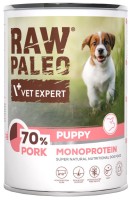 Photos - Dog Food VetExpert Raw Paleo Puppy Pork 400 g 1