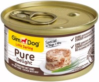 Photos - Dog Food GimDog LD Pure Delight Chicken/Beef 85 g 1