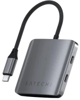 Photos - Card Reader / USB Hub Satechi 4-Port USB-C Hub with PD 