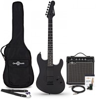 Photos - Guitar Gear4music LA Select Modern Blackout Electric Guitar Amp Pack 