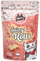 Photos - Cat Food BANDIT Juicy Rolls Beef 40 g 