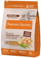 Cat Food Natures Variety Adult Sterilised Chicken 3 kg 