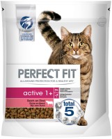 Photos - Cat Food Perfect Fit Adult 1+ Active Beef  750 g