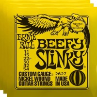 Photos - Strings Ernie Ball Slinky Nickel Wound 11-54 (3-Pack) 