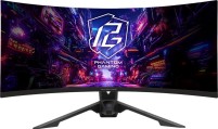 Photos - Monitor ASRock Phantom Gaming PG34QRT3A black