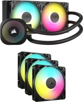 Computer Cooling Corsair NAUTILUS 240 RGB RS120 RGB Triple Fan Bundle 