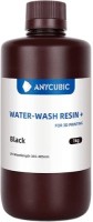 Photos - 3D Printing Material Anycubic Water-Wash Resin+ Black 1kg 1 kg  black