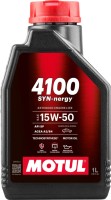 Photos - Engine Oil Motul 4100 Syn-Nergy 15W-50 1 L