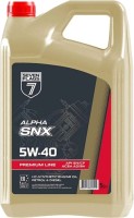 Photos - Engine Oil 7Flags Alpha SNX 5W-40 5 L