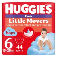 Photos - Nappies Huggies Little Movers Pants For Boys 6 / 44 pcs 