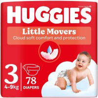 Photos - Nappies Huggies Little Movers 3 / 78 pcs 