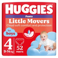 Photos - Nappies Huggies Little Movers Pants For Boys 4 / 52 pcs 