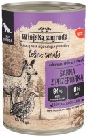 Photos - Dog Food Wiejska Zagroda Canned Adult Forest Flavors Roe Deer/Quail 400 g 1